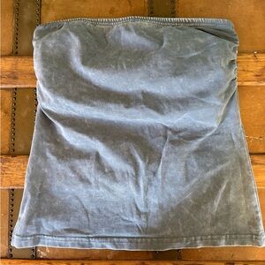 Antistar blue gray Strapless Top